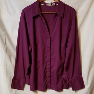 Riders by Lee Purple Blouse
